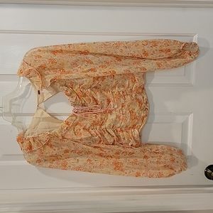 FREE PEOPLE Longsleeve Crop Top